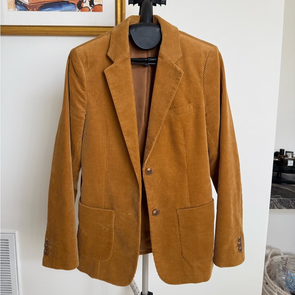 Uniqlo Women’s Tan Corduroy Blazer